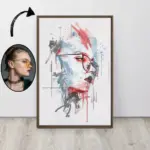 abstract canvas wall art
