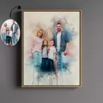 personalized watercolor painting
