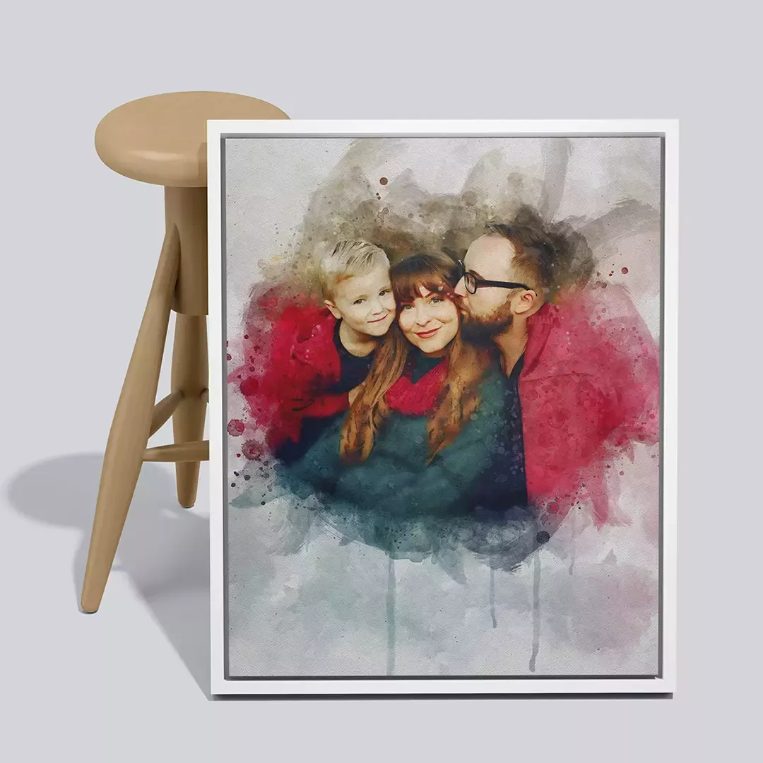 personalized watercolor painting