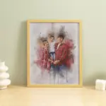 watercolor canvas from photo