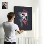 portrait painting abstract