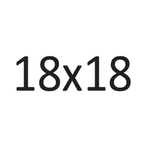 18×18